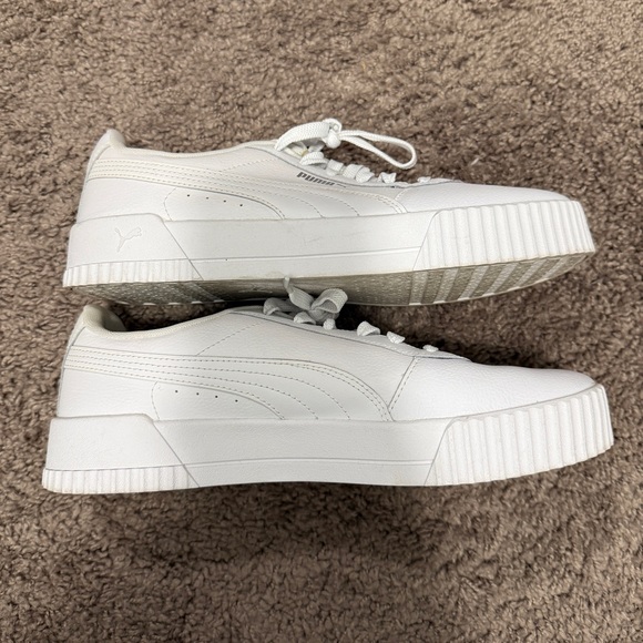 Puma SoftFoam White Lace-Up Sneakers W11 - Picture 2 of 3